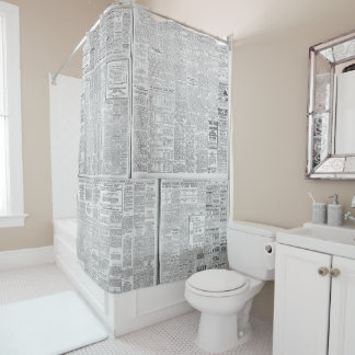 Rideau de douche à papier