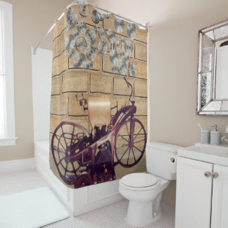 Rideau de douche à vélo