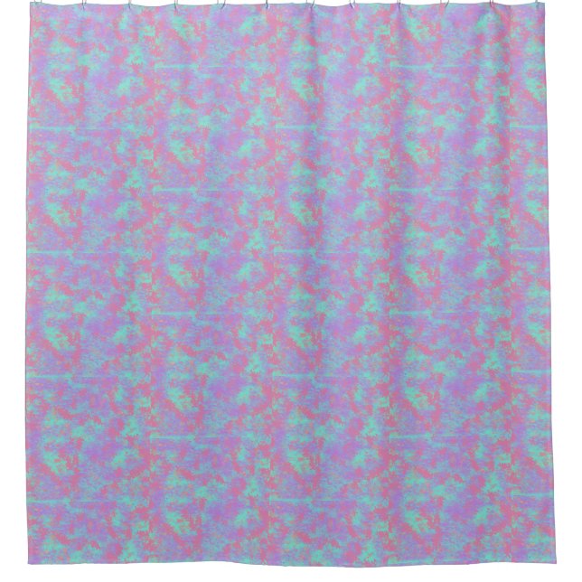 Rideau de douche Abstrait violet pour la décoratio (Devant)