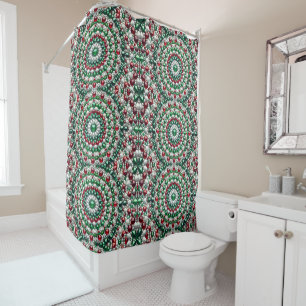 Rideau de douche aux couleurs italiennes