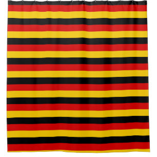 Rideau de douche avec drapeau d'Allemagne