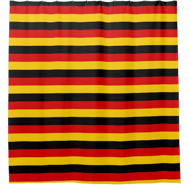 Rideau de douche avec drapeau d'Allemagne (Devant)
