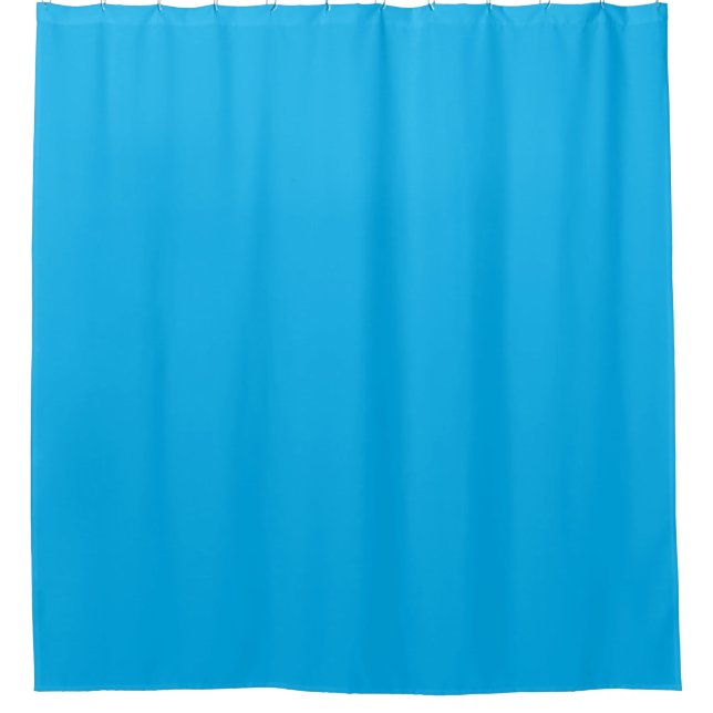 Rideau de douche, bleu (Devant)