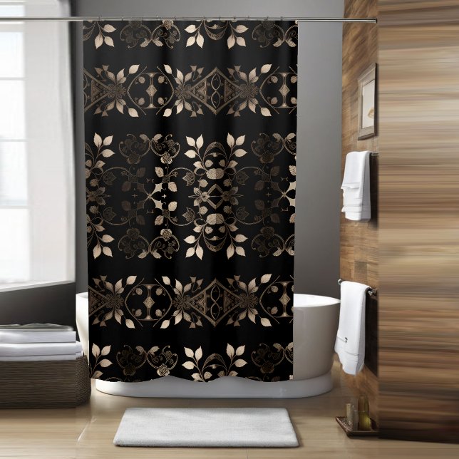 Rideau de douche Boho Floral Style 3 (Créateur téléchargé)