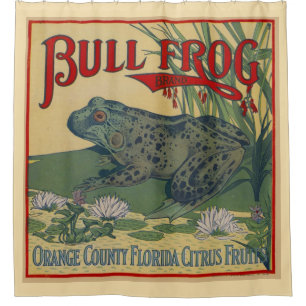 Rideau de douche Bull Frog