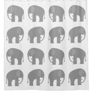 Rideau de douche cacahuètes