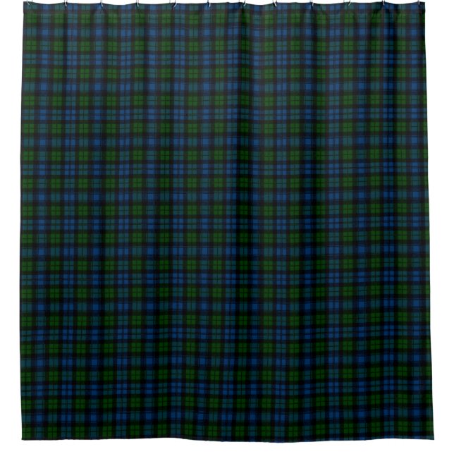 Rideau de douche Campbell Tartan (Devant)