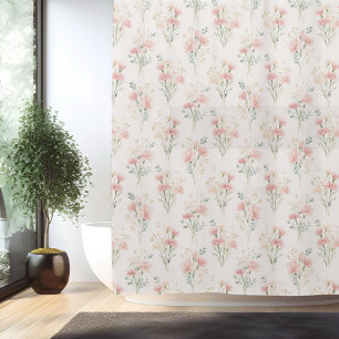 Rideau de douche Carnation de janvier Fleur de nai