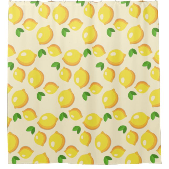 Rideau de douche citron (Devant)