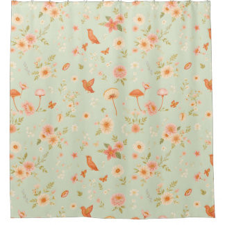 Rideau de douche Cottagecore - Un toucher lunatiqu