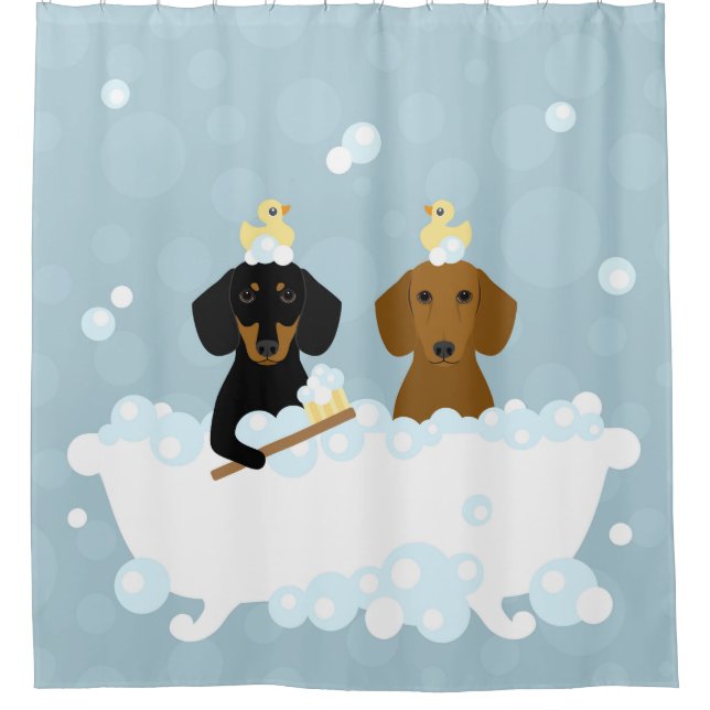 Rideau de douche Dachshund (Devant)