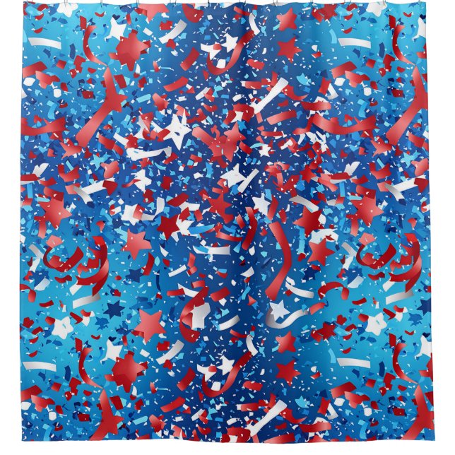 Rideau de douche de fête américain (Devant)