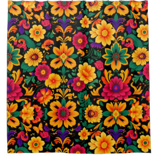 Rideau de douche de la jungle Maximaliste