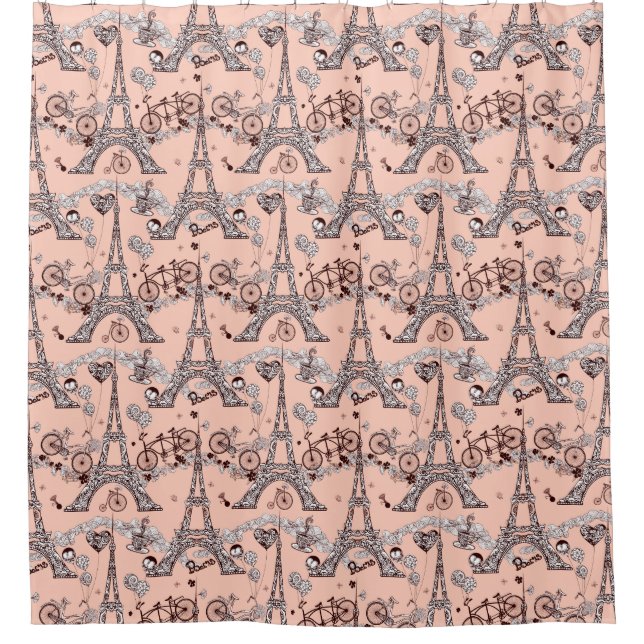 Rideau de douche de Paris (Devant)