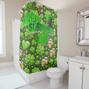 Rideau de douche de Saint Patrick