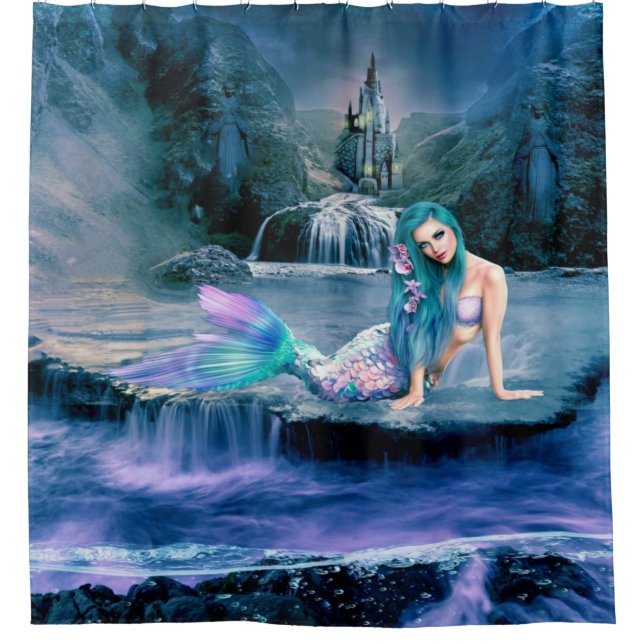 Rideau de douche de sirène (Devant)
