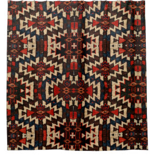 rideau de douche design de tapis oriental