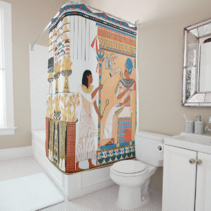 Rideau de douche design royal égyptien