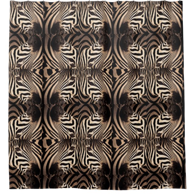 rideau de douche design Zebra (Devant)