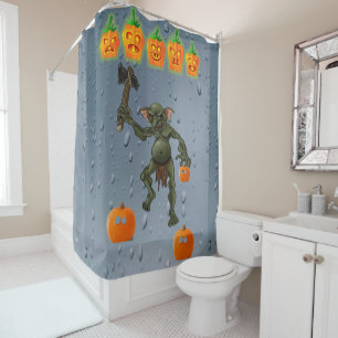 Rideau de douche d'Halloween, Goblin