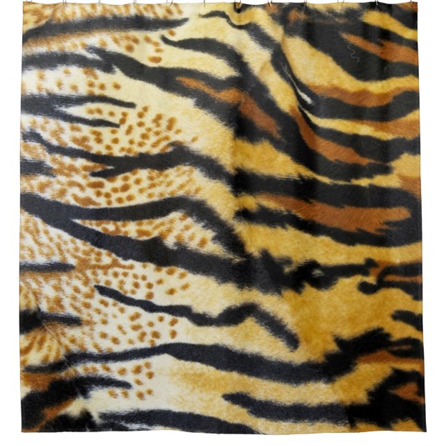 RIDEAU DE DOUCHE D'IMPRESSION TIGER (Devant)