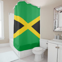 Rideau de douche drapeau jamaïcain