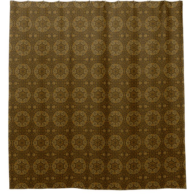 Rideau de douche du créateur de fibres de bronze (Devant)