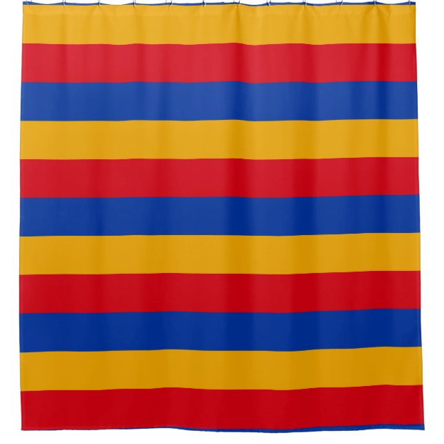 Rideau de douche du drapeau arménien (Devant)