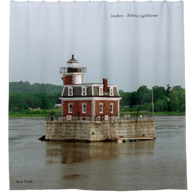 Rideau de douche du phare Hudson Athens (Devant)
