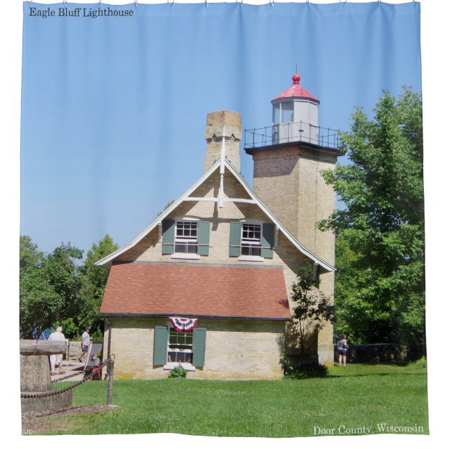 rideau de douche Eagle Bluff Lighthouse (Devant)