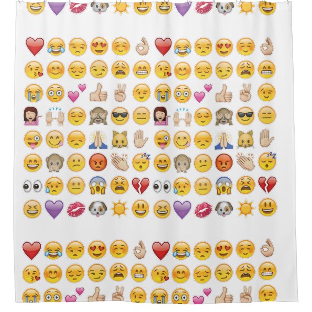 rideau de douche émoji (Devant)