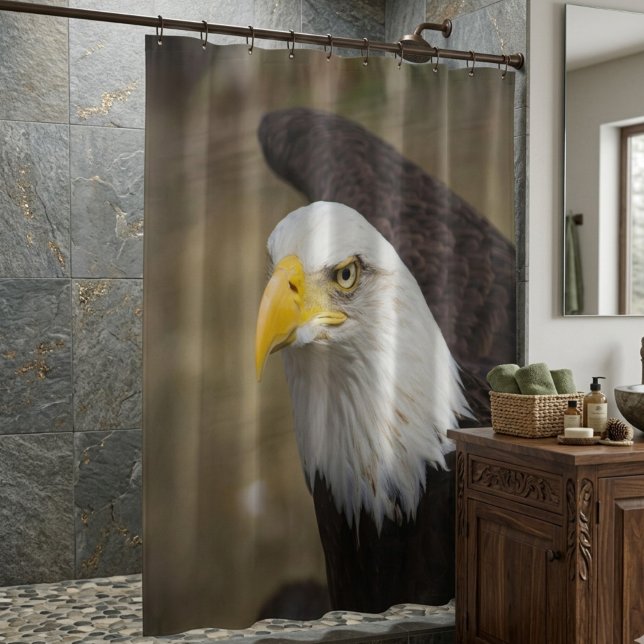Rideau de douche Esprit d'Aigle chauve – Déclarati (Créateur téléchargé)
