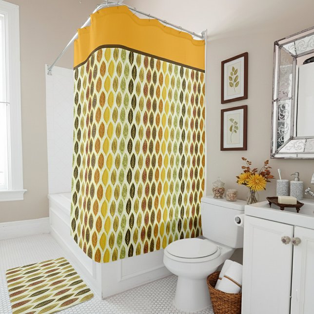 Rideau de douche feuilles d'automne (Créateur téléchargé)