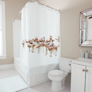 Rideau de douche Flamants roses