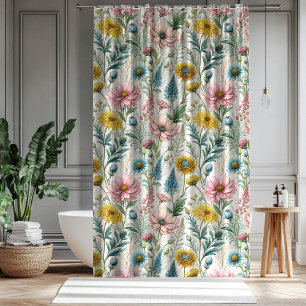 Rideau de douche Fleur sauvage Célébrez leur voyag