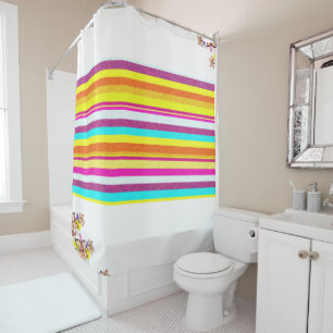 Rideau de douche Floral