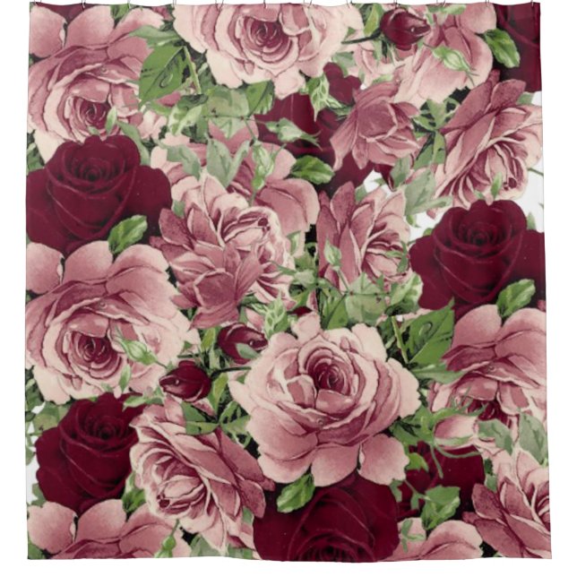 Rideau de douche Floral (Devant)