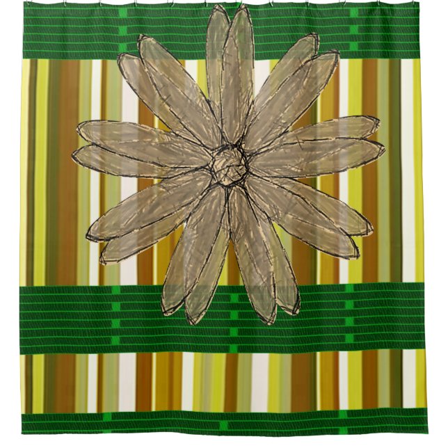 Rideau de douche Floral (Devant)