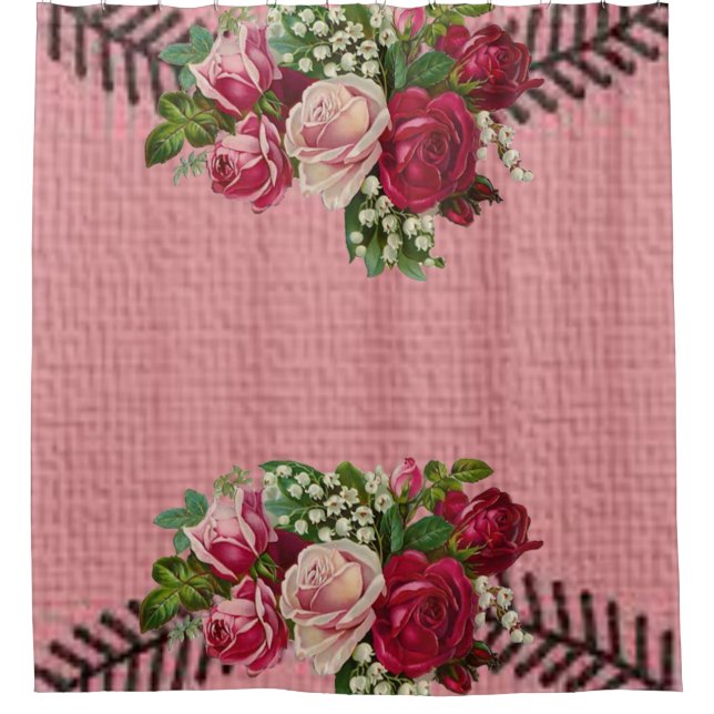 Rideau de douche Floral (Devant)
