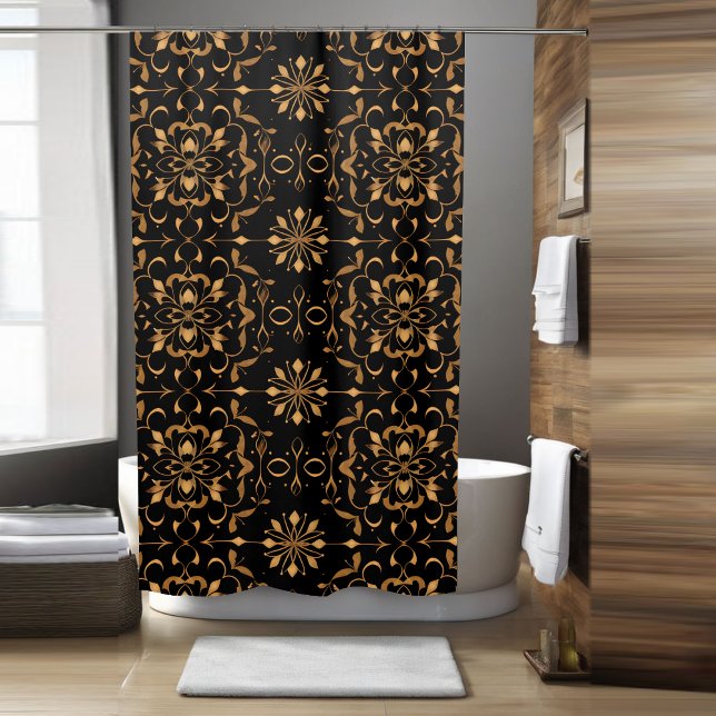 Rideau de douche Floral Boho (Créateur téléchargé)