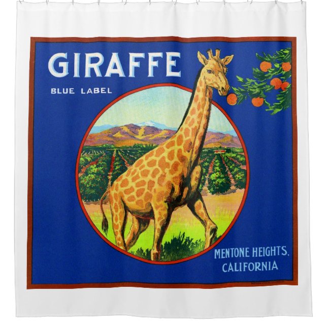 Rideau de douche Girafe (Devant)