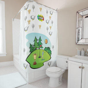 Rideau de douche Golf