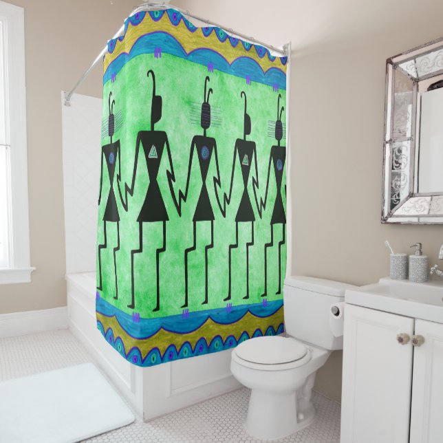 Rideau de douche Hohokum (En situation)