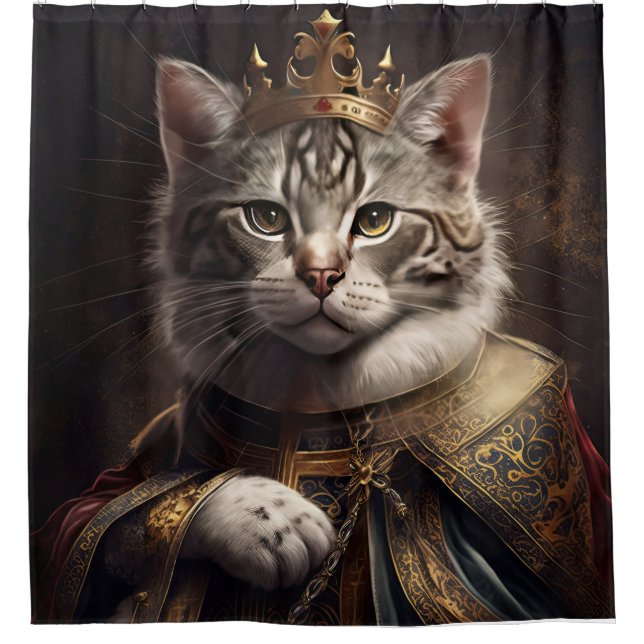 Rideau de douche King Cat (Devant)