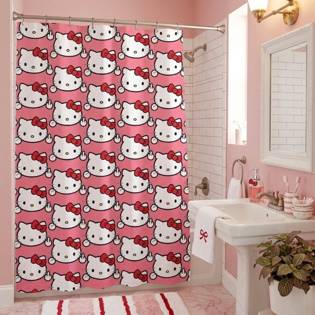Rideau de douche Kitty (Créateur téléchargé)