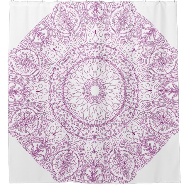 Rideau de douche Mandala (Devant)