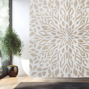 Rideau de Douche Mandala Bohème Minimaliste