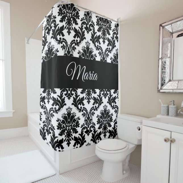 Rideau de douche Maria (En situation)