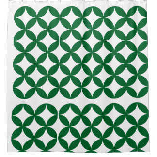 Rideau de douche Motif Shippo vert