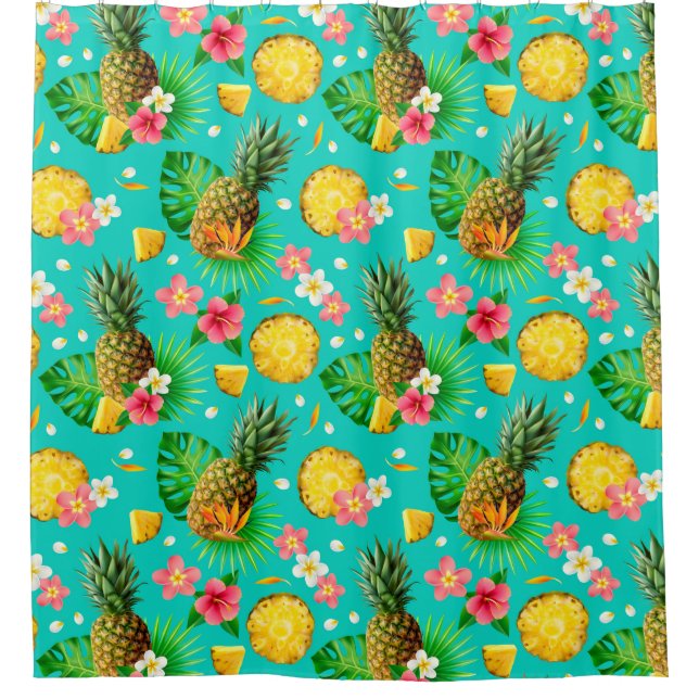 Rideau de douche Motif tropical (Devant)
